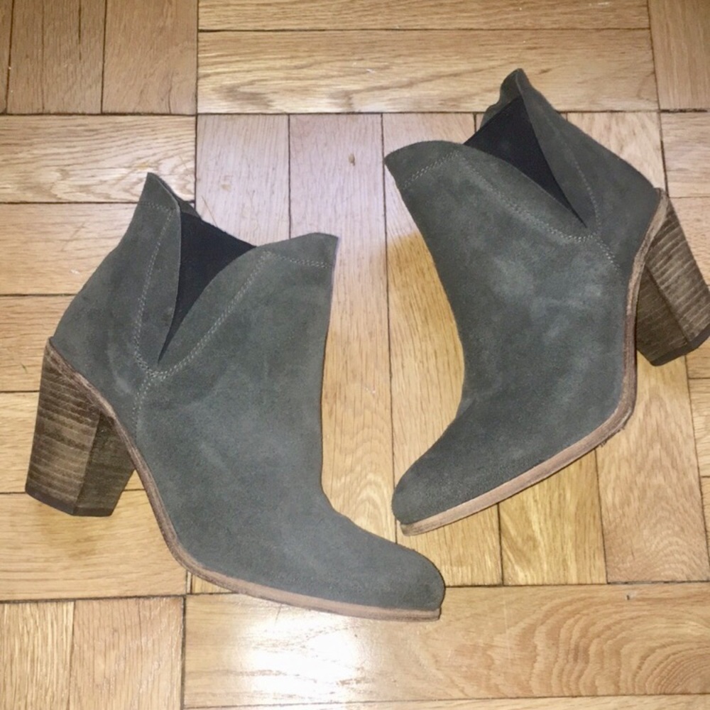 Suede Booties - image 2